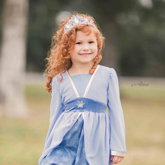 Little Bailey and Ava Crowns & Tiaras Raven Princess Crown in Silver