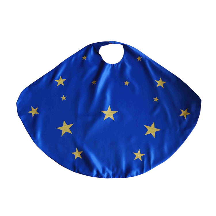 Little Bailey and Ava Superhero Star Power Cape Set in Blue