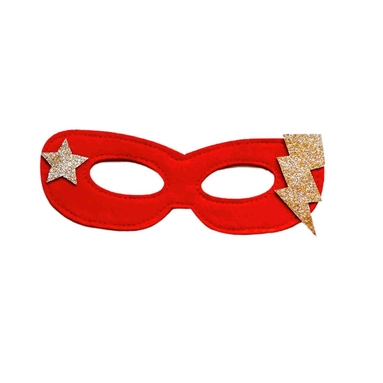 Little Bailey and Ava Superhero Star Power Cape Set in Blue