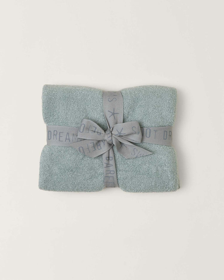 Little barefoot dreams home CozyChic lite baby receiving blanket in beach glass