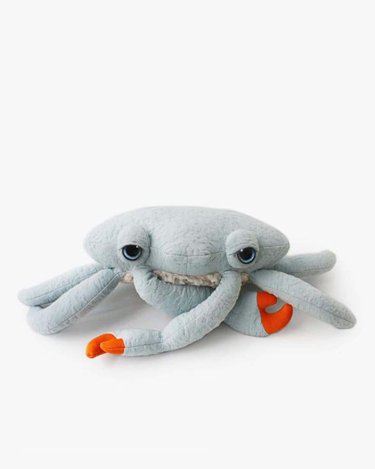 Little BigStuffed play mini crab blue