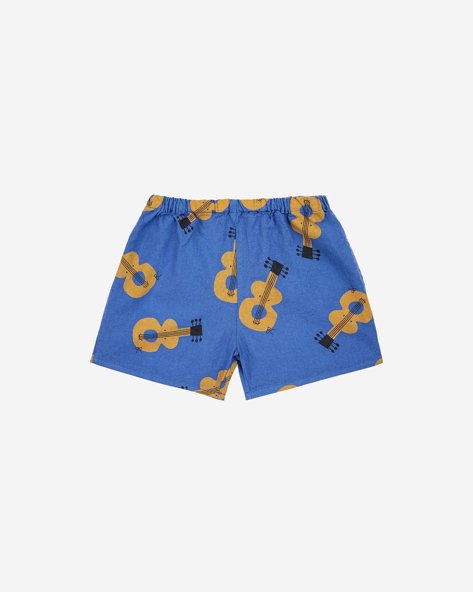 Little bobo choses baby acoustic guitar all over woven baby shorts