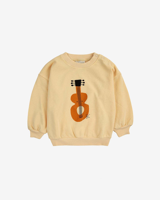 Little bobo choses baby acoustic guitar baby sweatshirt