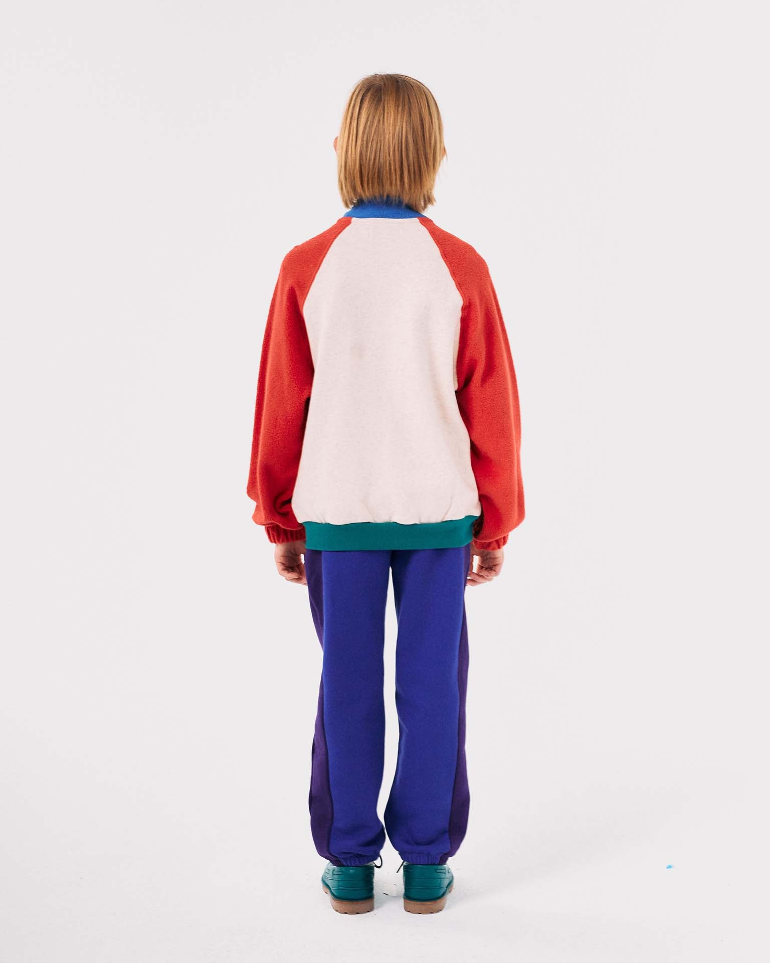bobo choses B.C. vintage color block zip sweatshirt at Little