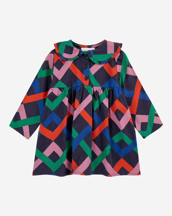 Little bobo choses baby baby multicolor garland woven dress