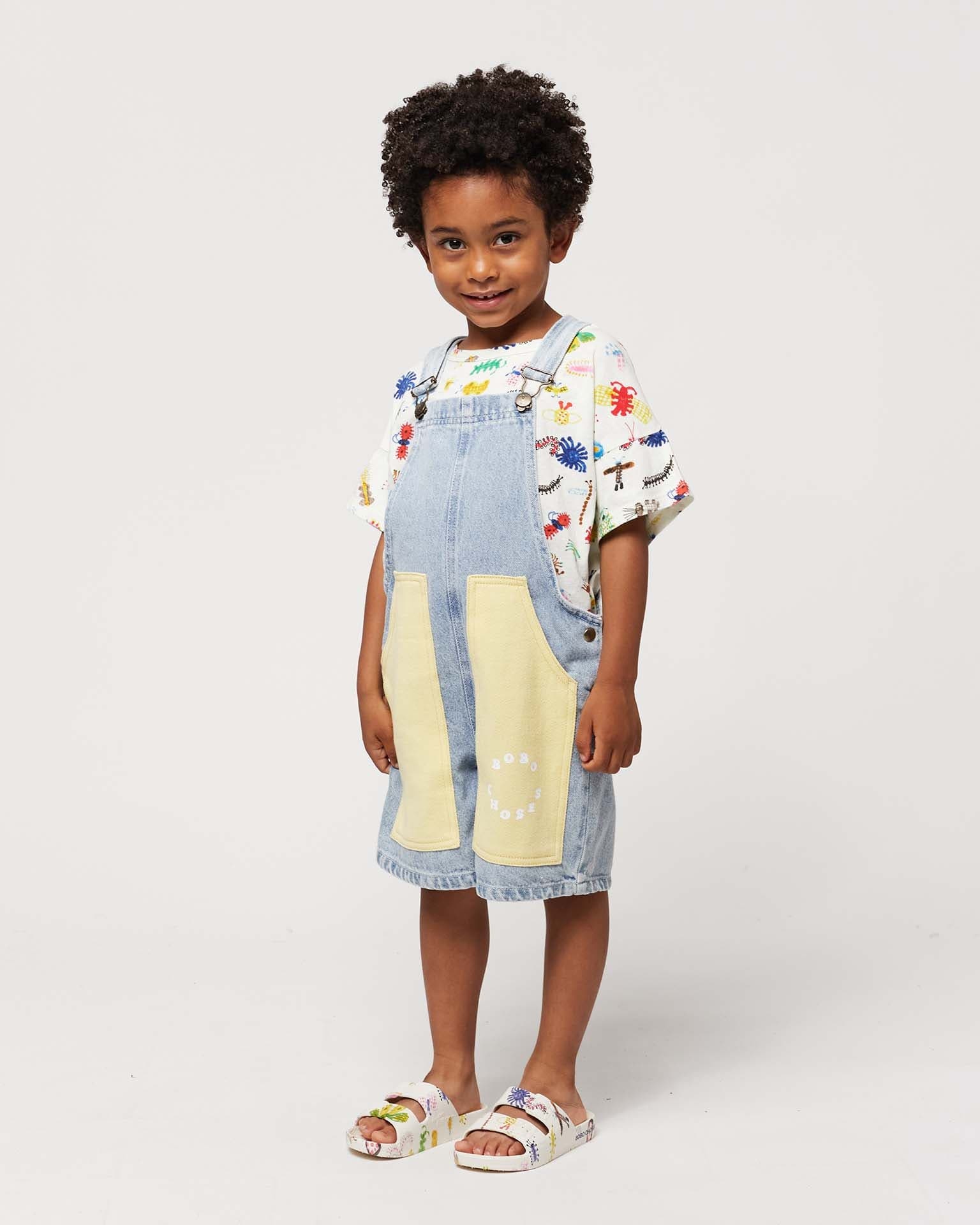 bobo choses BC circle short dungaree at Little