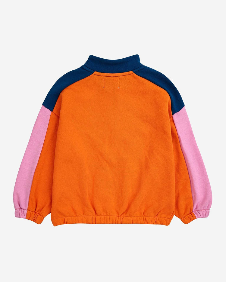 Little bobo choses kids BC color block zip sweatshirt
