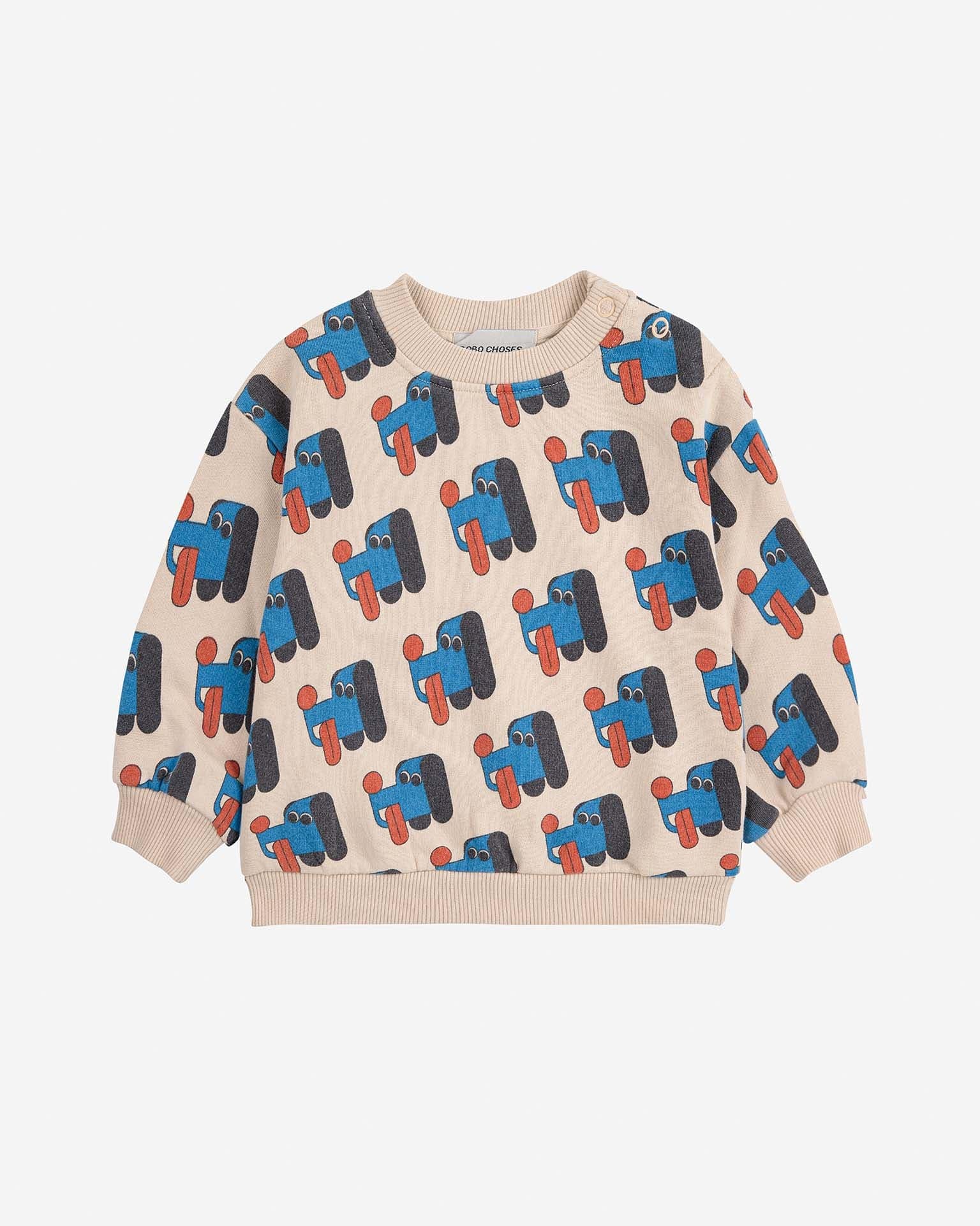 doggy mate sweatshirt in off-white