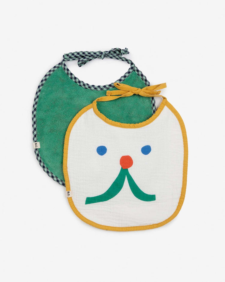 Little bobo choses accessories One Size funny face bib set