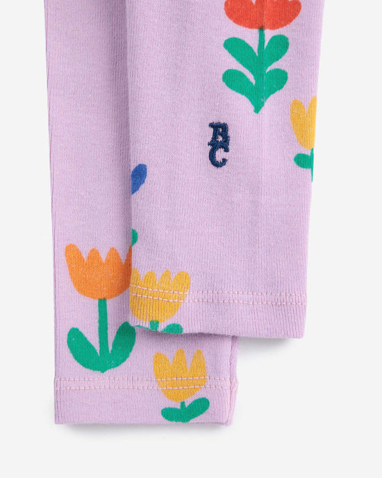 Little bobo choses baby garden party all over leggings in lavender