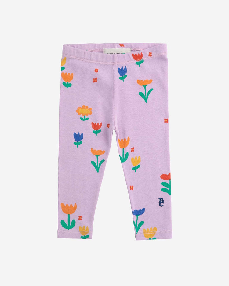 Little bobo choses baby garden party all over leggings in lavender