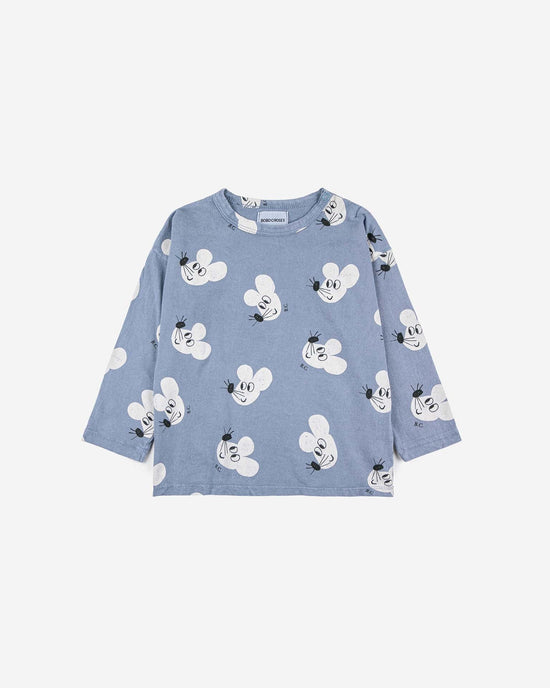 Little bobo choses baby mouse all over long sleeve baby t-shirt