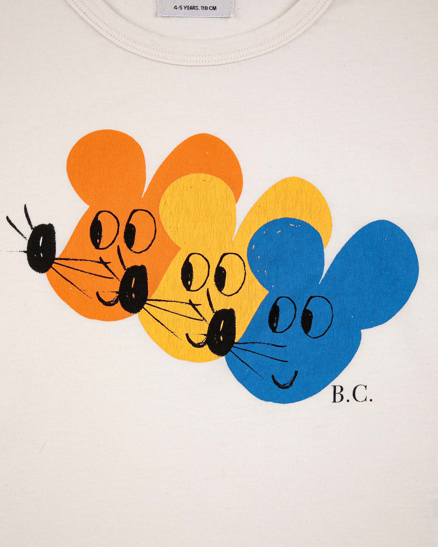 Little bobo choses kids multicolor mouse long sleeve t-shirt