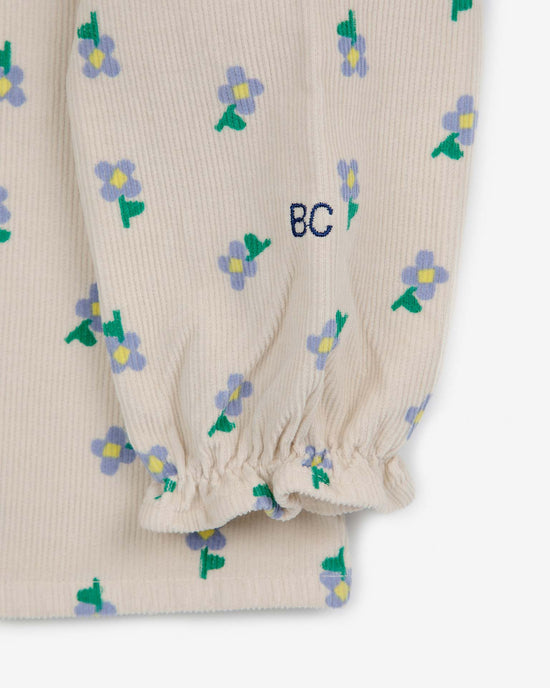 Little bobo choses baby pansy flower all over baby blouse