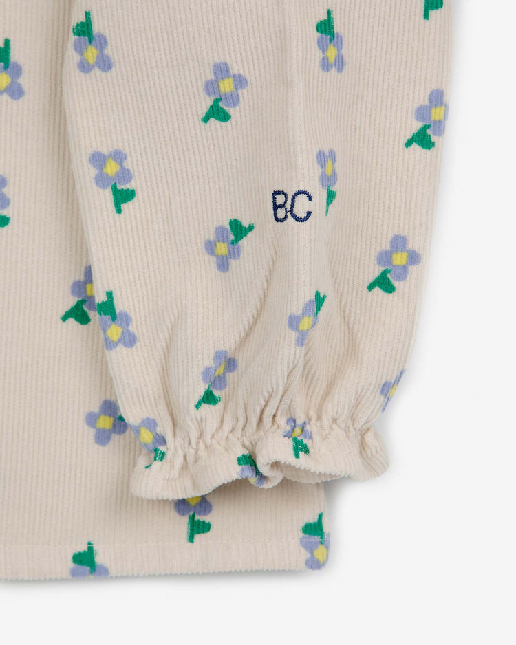 Little bobo choses baby pansy flower all over baby blouse