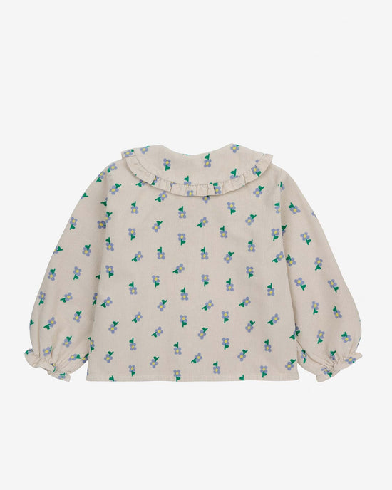 Little bobo choses baby pansy flower all over baby blouse