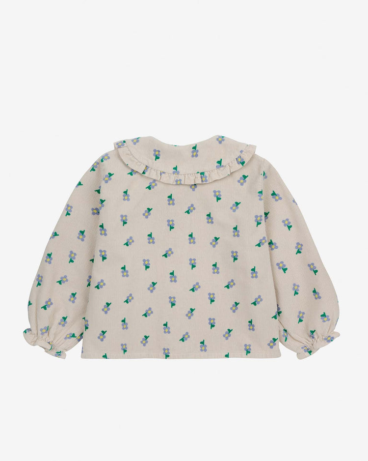 Little bobo choses baby pansy flower all over baby blouse