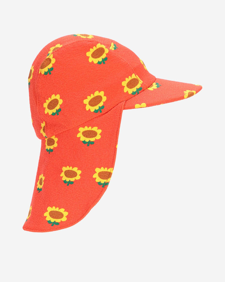 Little bobo choses accessoriess sunflower all over swim cap in red
