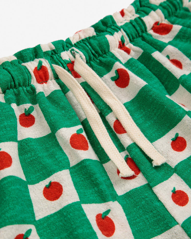 Little bobo choses kids tomato all over ruffle shorts