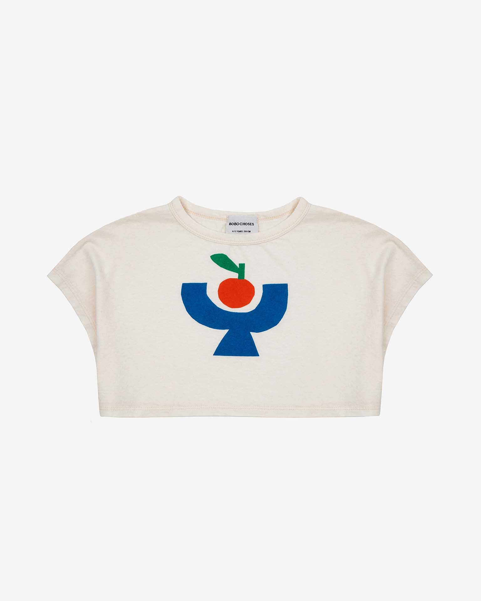 Little bobo choses kids tomato plate cropped tee