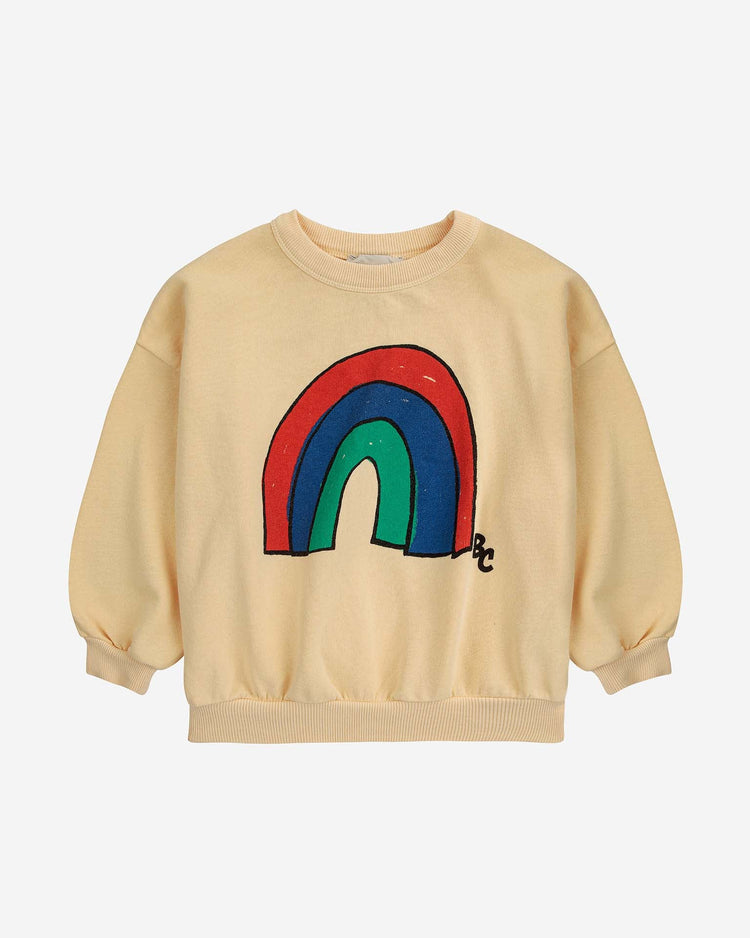 Little bobo choses kids yellow rainbow sweatshirt