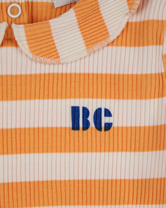 Little bobo choses baby yellow stripe ribbed baby blouse
