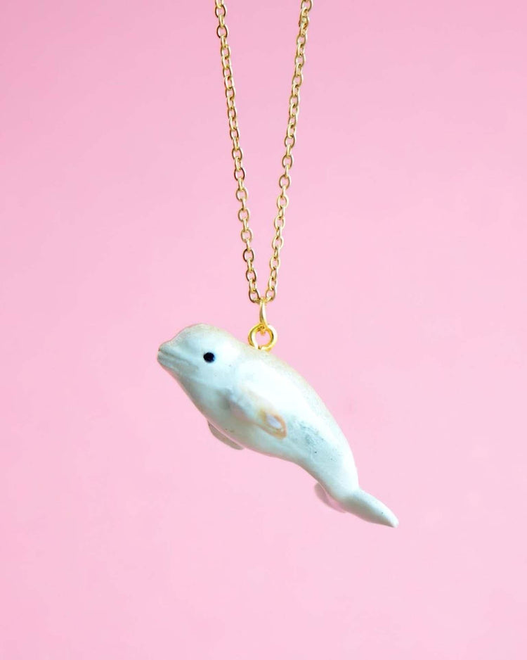 Little camp hollow accessories beluga necklace
