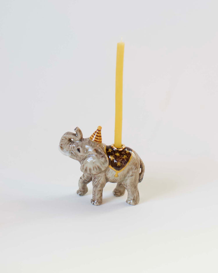 Little camp hollow paper + party elephant cake topper in box