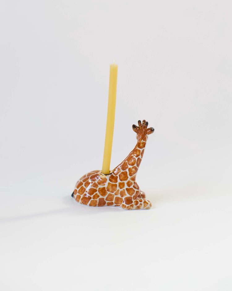 Little camp hollow paper + party giraffe cake topper in box