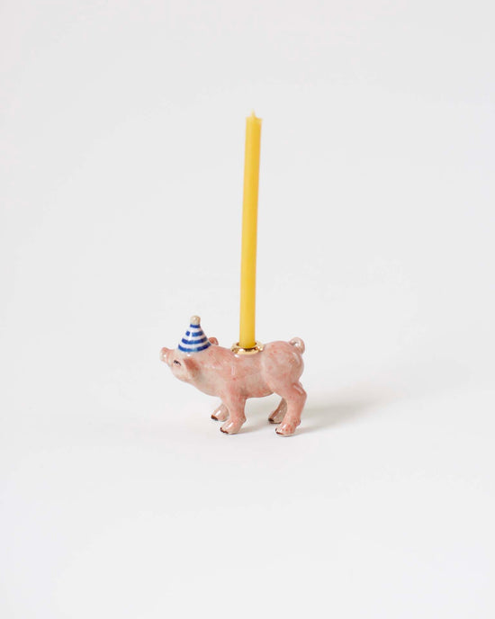 Little camp hollow paper + party year of the pig cake topper in box