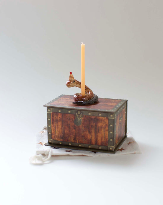 Little camp hollow paper + party year of the snake cake topper in a box
