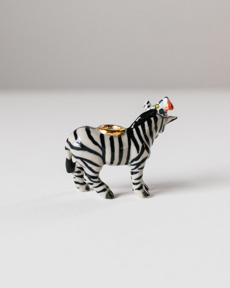 Little camp hollow paper + party zebra cake topper in box