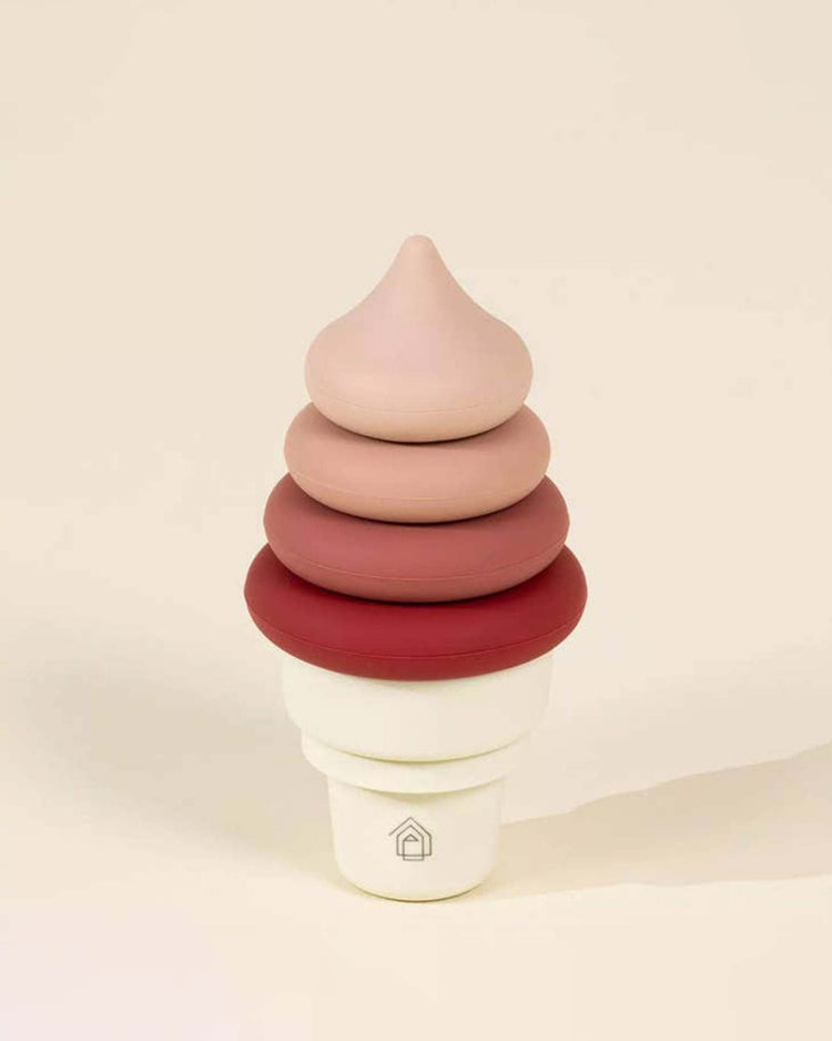 Little coco village play silicone stackable ice cream cones