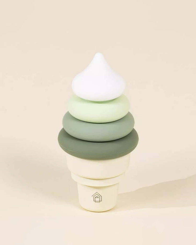 Little coco village play silicone stackable ice cream cones