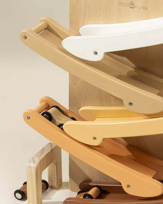 Little coco village play wooden car glider track