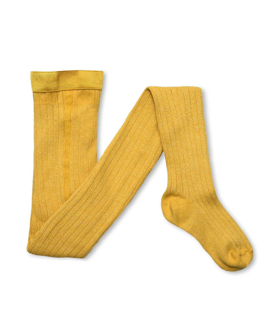 Little collegien accessories amélie glittery tights in camomille