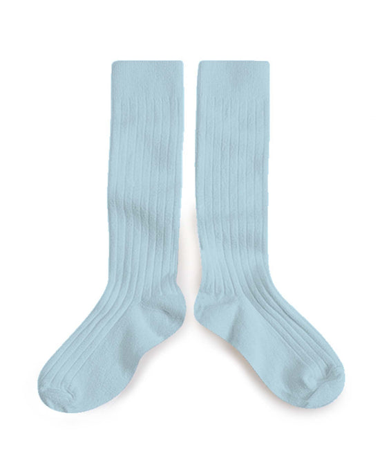 Little collegien accessories le haute knee socks in glacier