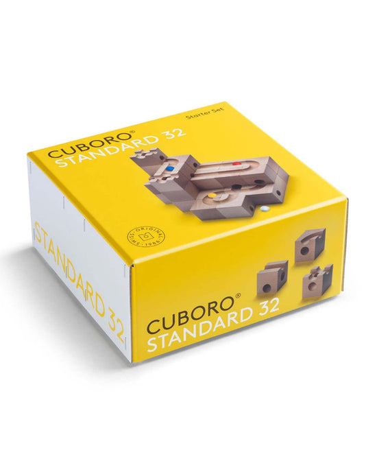 Little cuboro play standard 32 marble run set