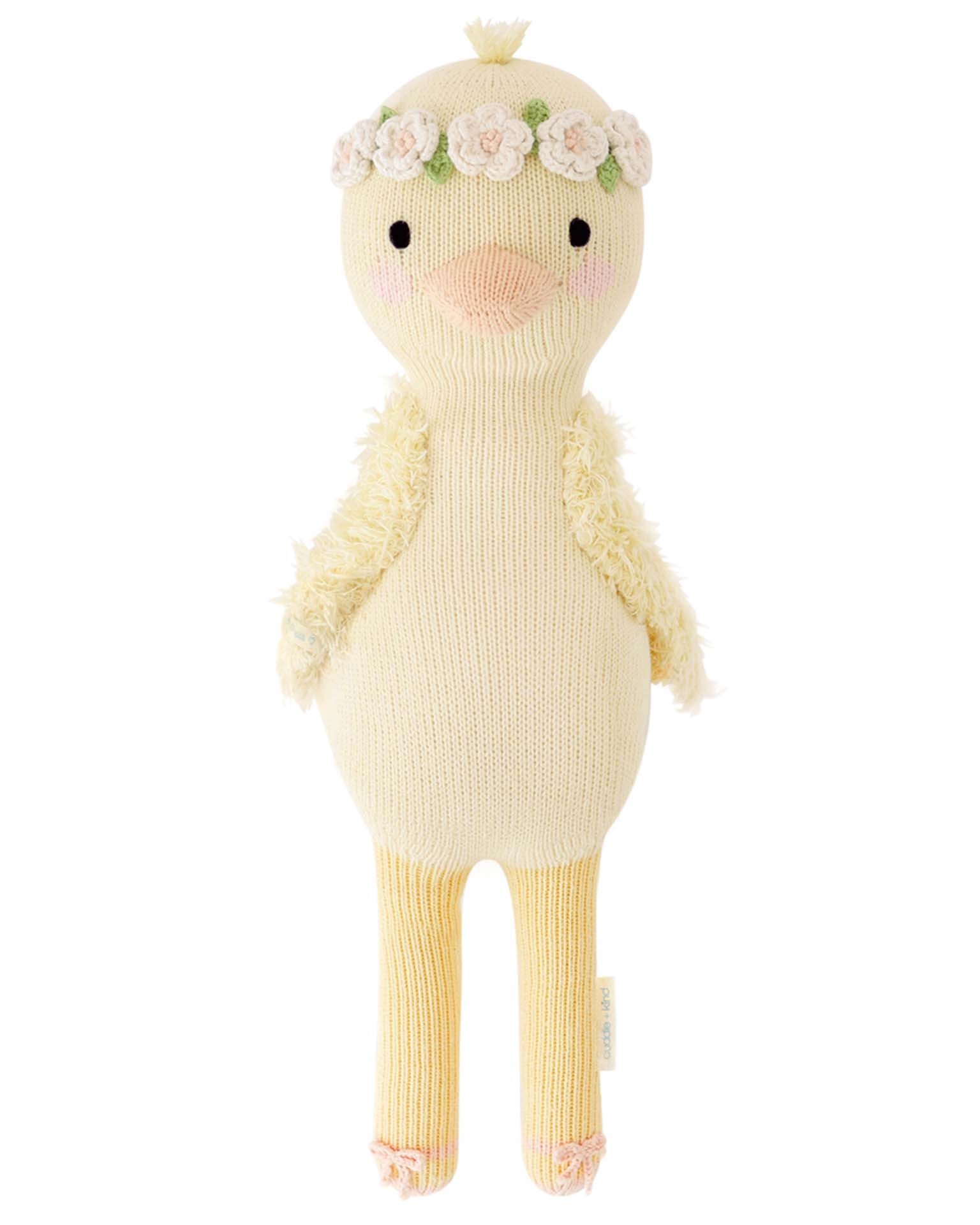 Little cuddle + kind play flora the duckling ivory