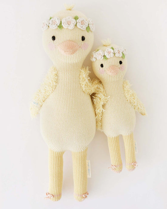 Little cuddle + kind play flora the duckling ivory
