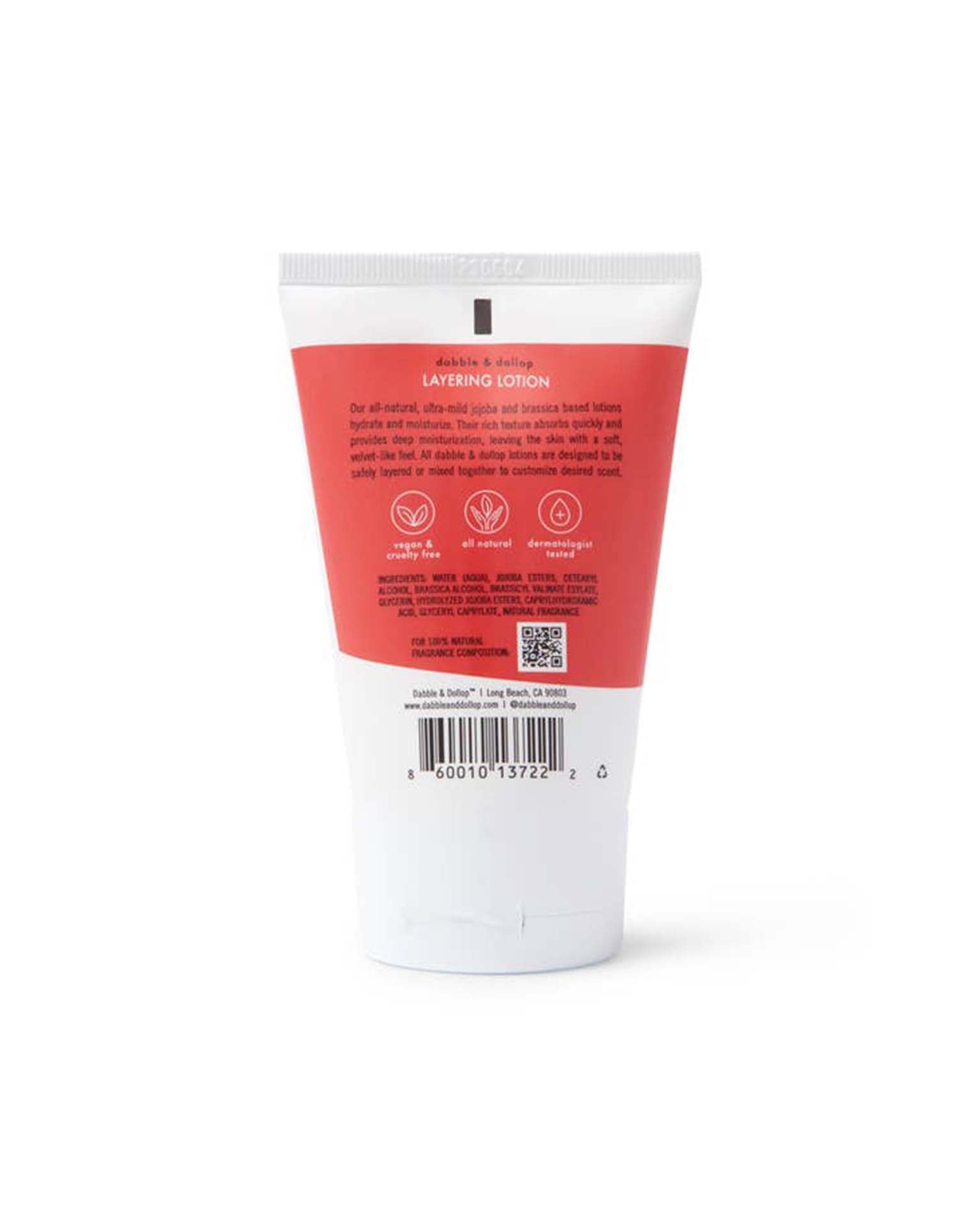 Little dabble + dollop room all natural layering lotion in strawberry