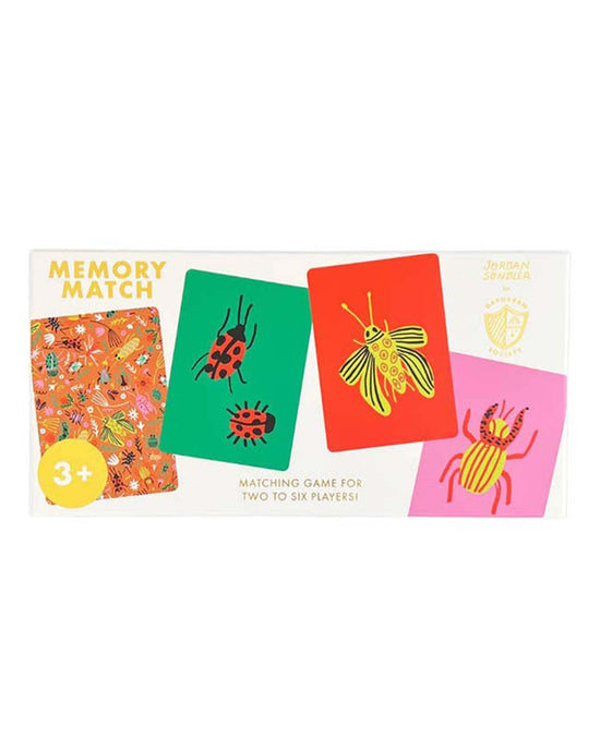 Little daydream society party backyard bugs memory match game