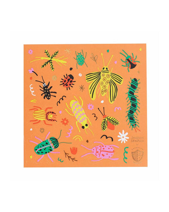 Little daydream society party backyard bugs sticker set