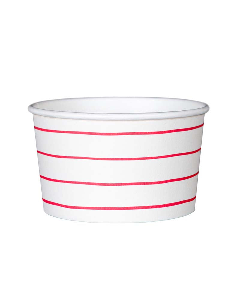 Little daydream society party candy apple frenchie stripes treat cups