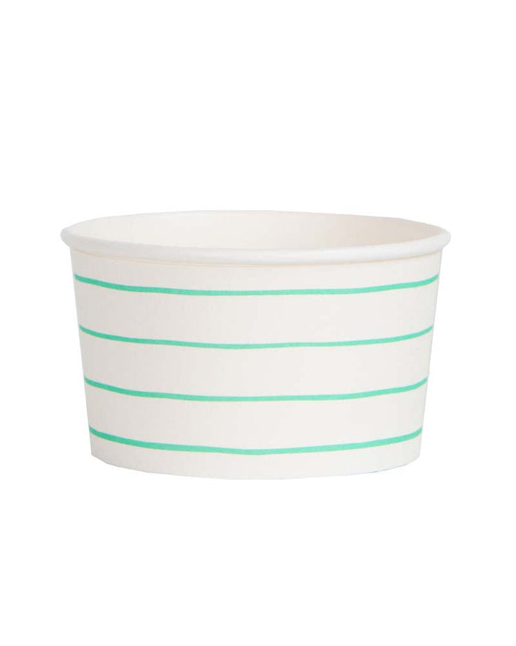 Little daydream society party clover frenchie stripes treat cups
