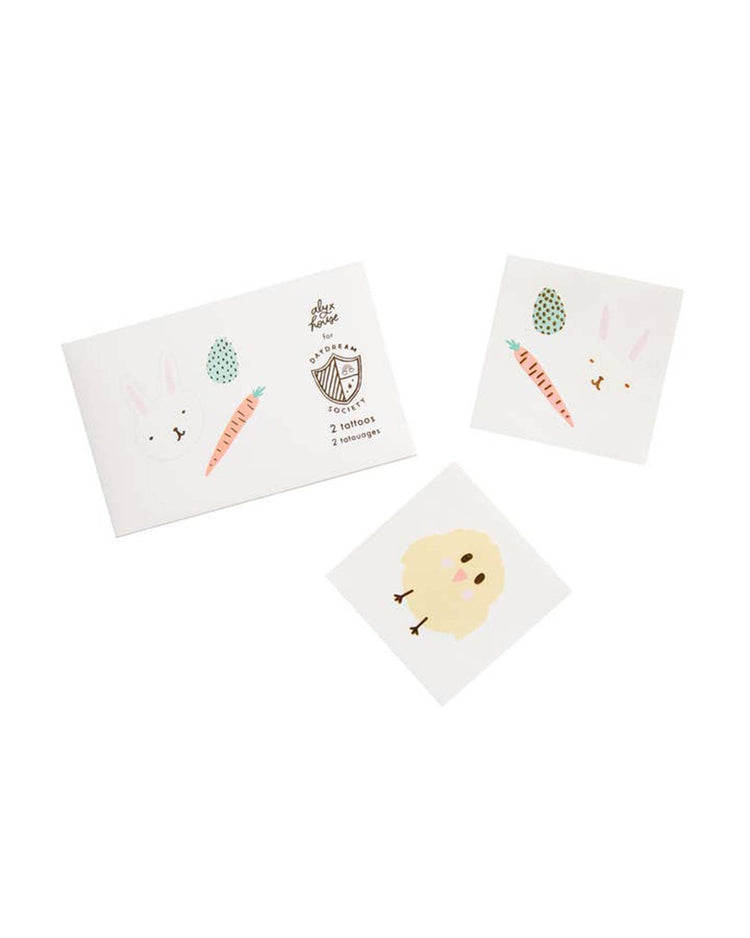 Little daydream society accessories easter fun temporary tattoos
