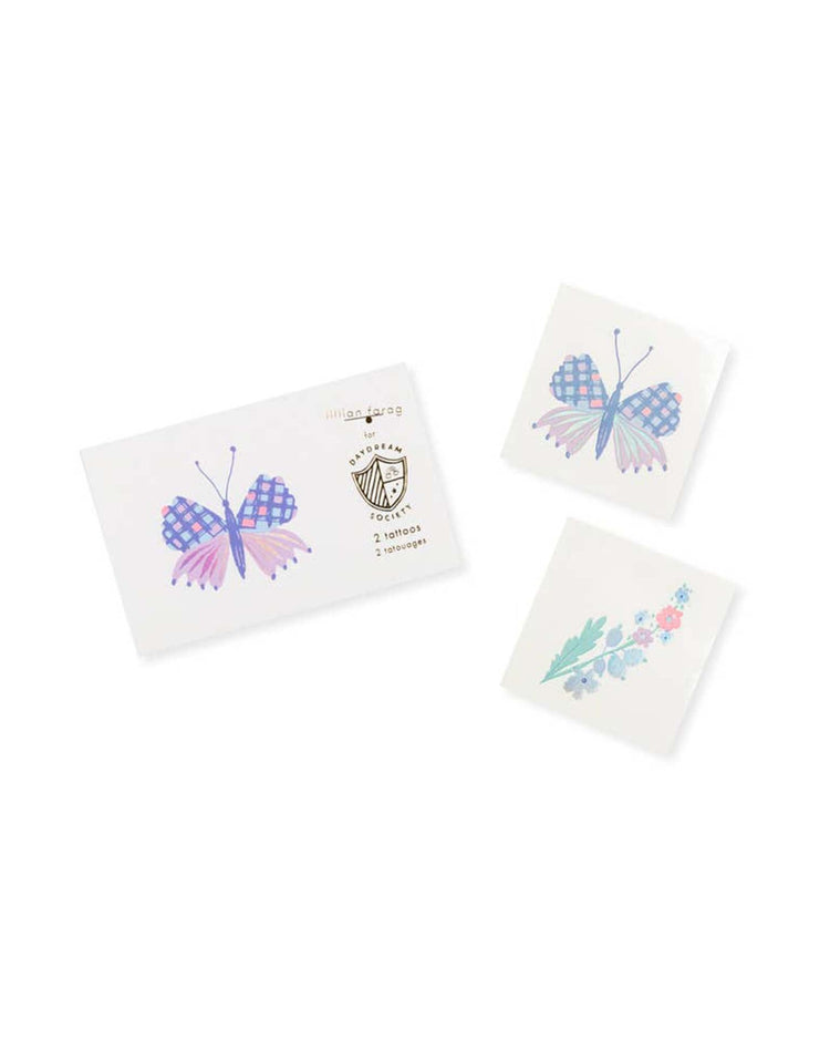 Little daydream society accessories flutter temporary tattoos