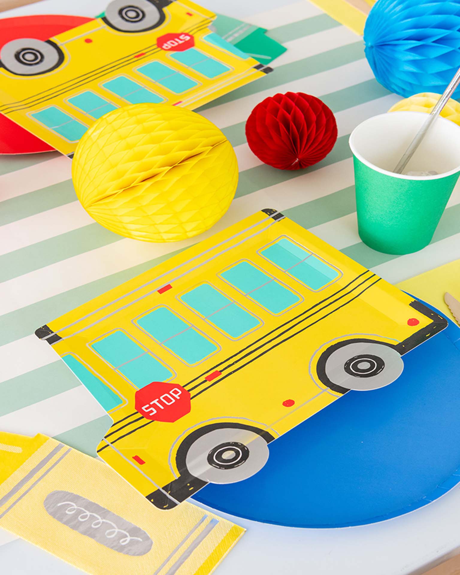 school days large school bus plates – Little