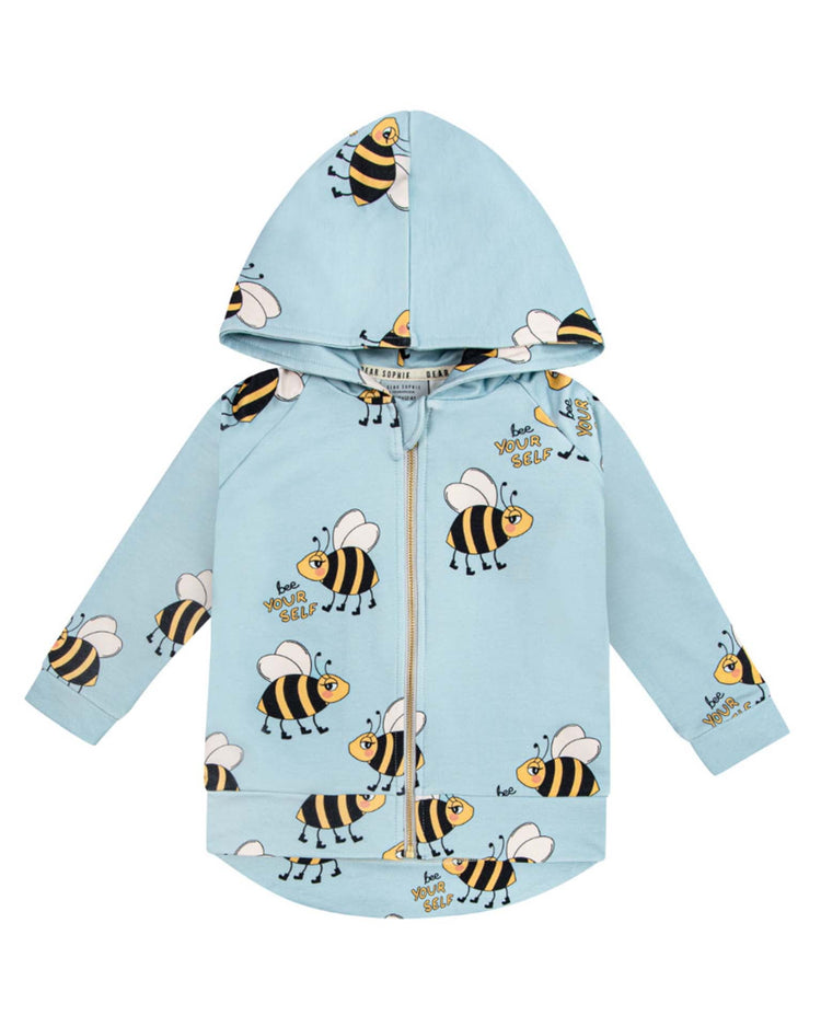 Little dear sophie kids bee hoodie in blue