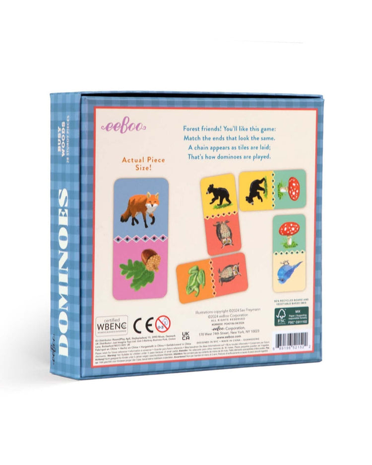 Little eeboo play busy woods dominos